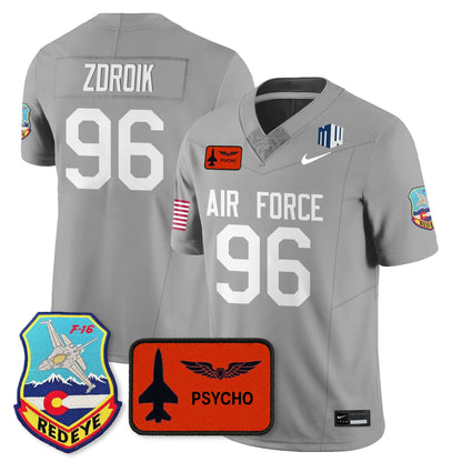Men's Air Force Football 2025 Honor F-16 Jersey - All Stitched