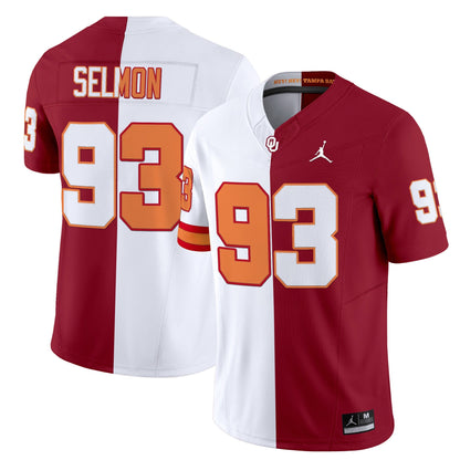 Oklahoma Sooners Split Vapor Limited Jersey - All Stitched