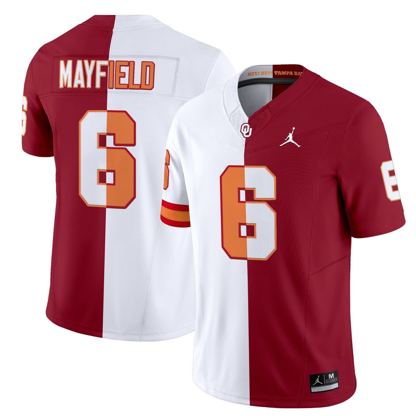 Oklahoma Sooners Split Vapor Limited Jersey - All Stitched