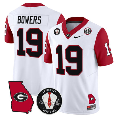 Men's Georgia Bulldogs 2025 Color Sleeves Vapor Limited Jersey - All Stitched