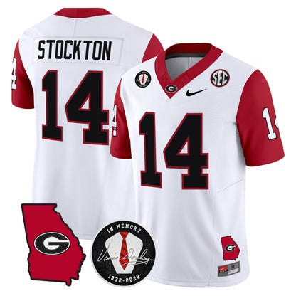 Men's Georgia Bulldogs 2025 Color Sleeves Vapor Limited Jersey - All Stitched