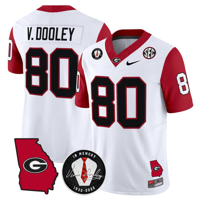 Men's Georgia Bulldogs 2025 Color Sleeves Vapor Limited Jersey - All Stitched