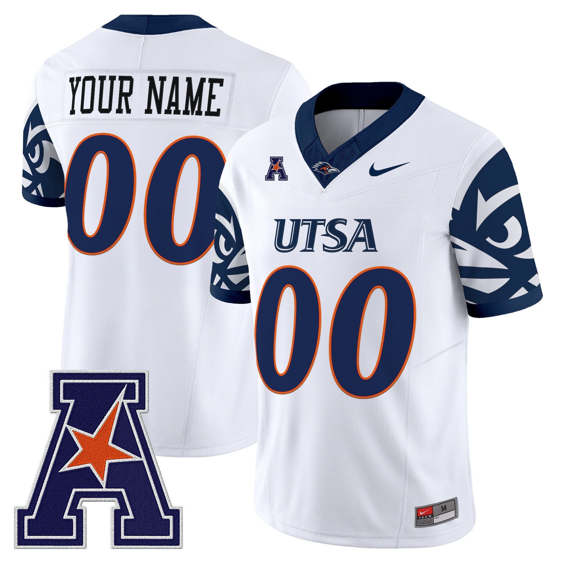 UTSA Roadrunners 2025 Vapor Limited Custom Jersey V2 - All Stitched