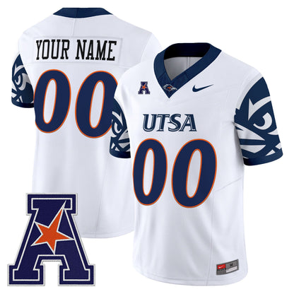 UTSA Roadrunners 2025 Vapor Limited Custom Jersey V2 - All Stitched