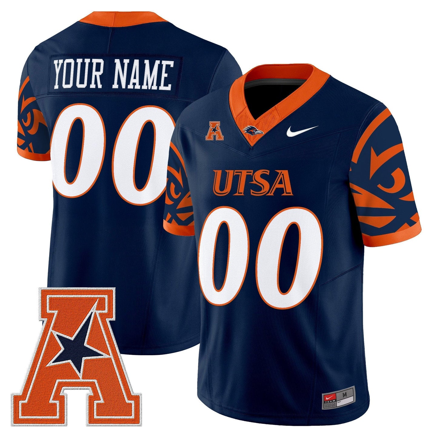 UTSA Roadrunners 2025 Vapor Limited Custom Jersey V2 - All Stitched