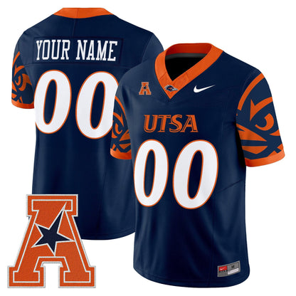 UTSA Roadrunners 2025 Vapor Limited Custom Jersey V2 - All Stitched