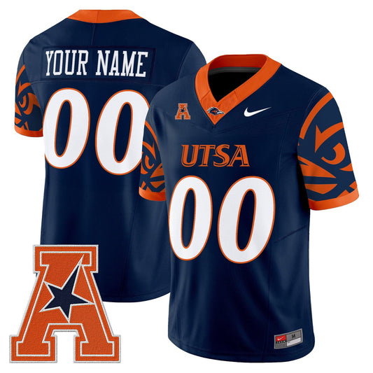 UTSA Roadrunners 2025 Vapor Limited Custom Jersey V2 - All Stitched