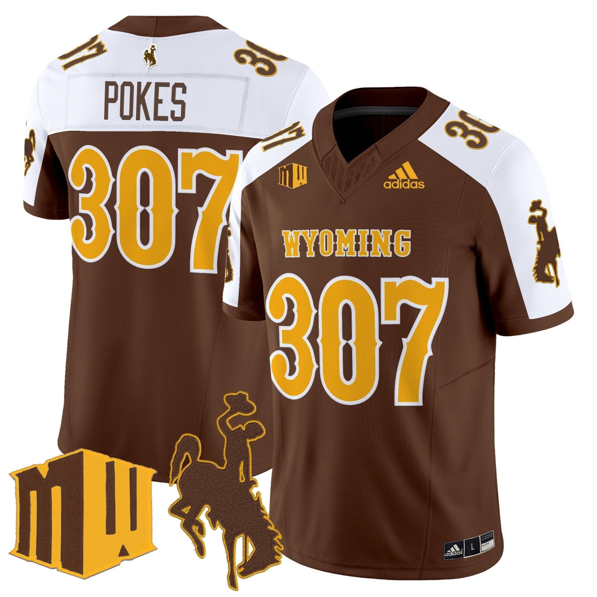 Men's Wyoming Cowboys 2025 Vapor Limited Jersey - All Stitched