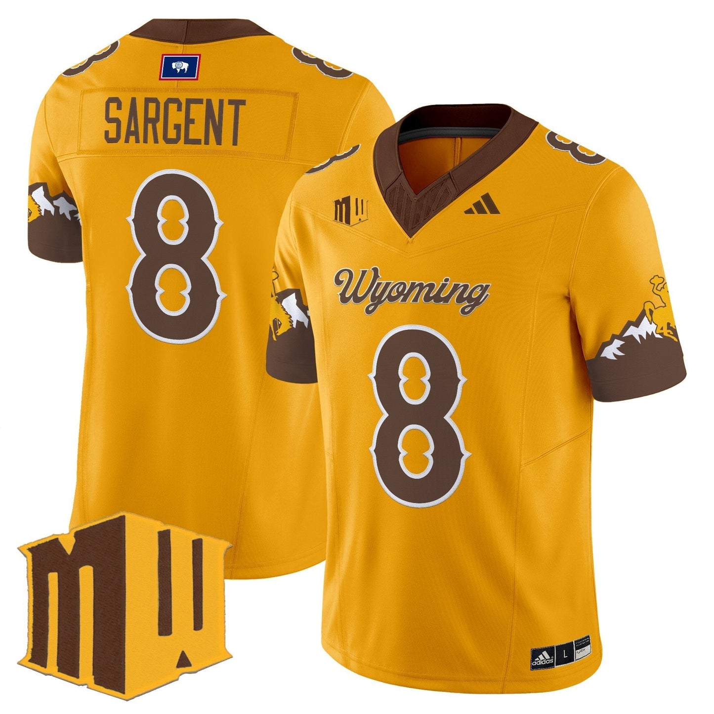 Men's Wyoming Cowboys 2025 Vapor Limited Jersey - All Stitched