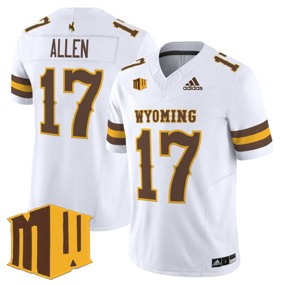 Men's Wyoming Cowboys 2025 Vapor Limited Jersey - All Stitched
