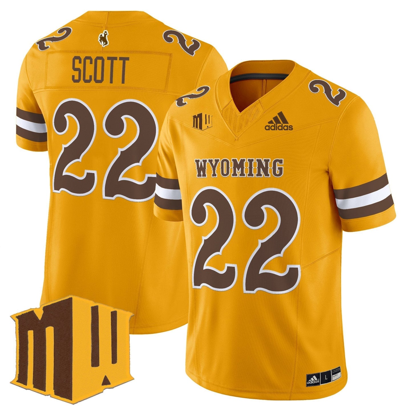 Men's Wyoming Cowboys 2025 Vapor Limited Jersey - All Stitched
