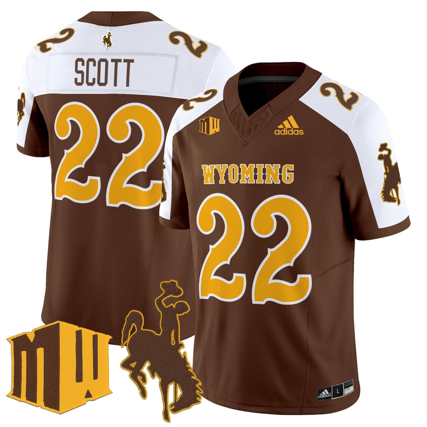 Men's Wyoming Cowboys 2025 Vapor Limited Jersey - All Stitched