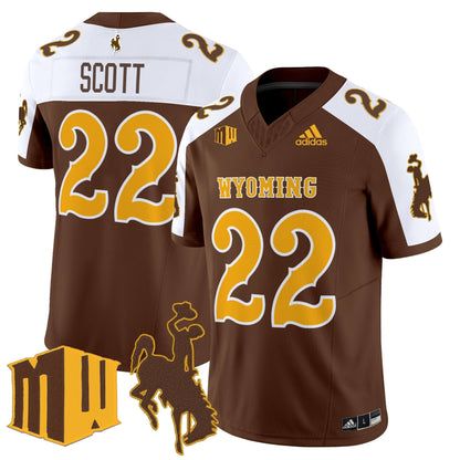 Men's Wyoming Cowboys 2025 Vapor Limited Jersey - All Stitched