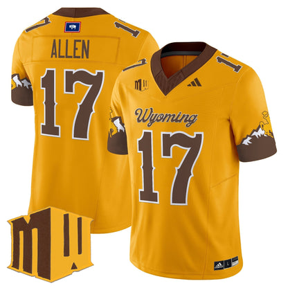 Men's Wyoming Cowboys 2025 Vapor Limited Jersey - All Stitched