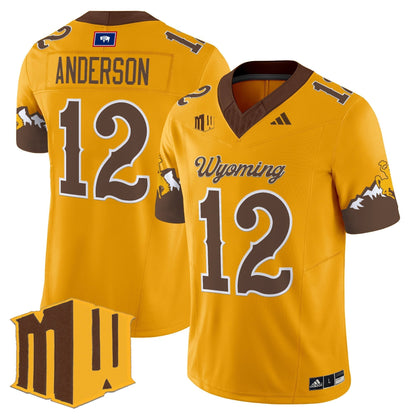 Men's Wyoming Cowboys 2025 Vapor Limited Jersey - All Stitched