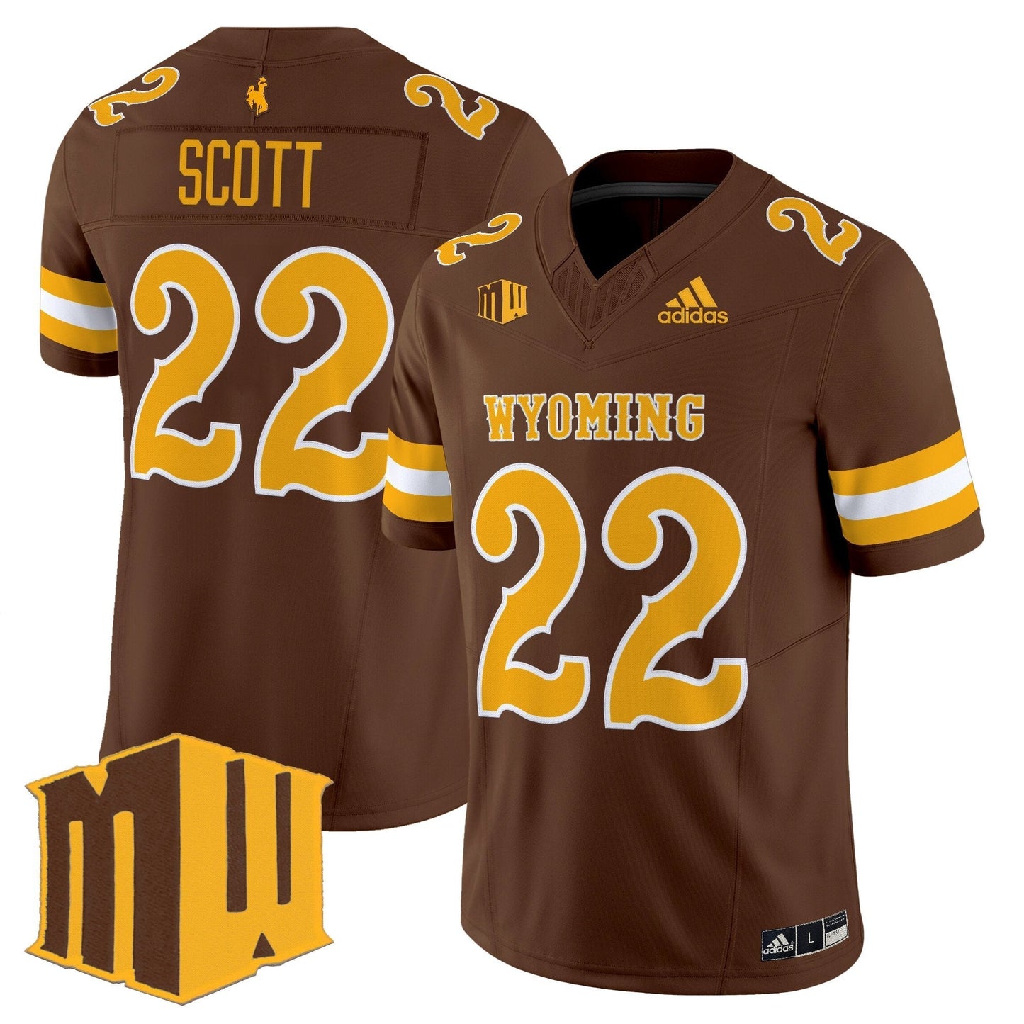 Men's Wyoming Cowboys 2025 Vapor Limited Jersey - All Stitched