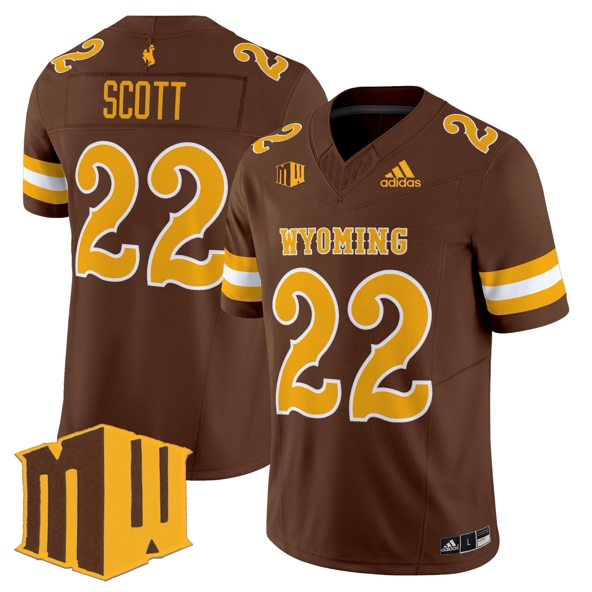 Men's Wyoming Cowboys 2025 Vapor Limited Jersey - All Stitched