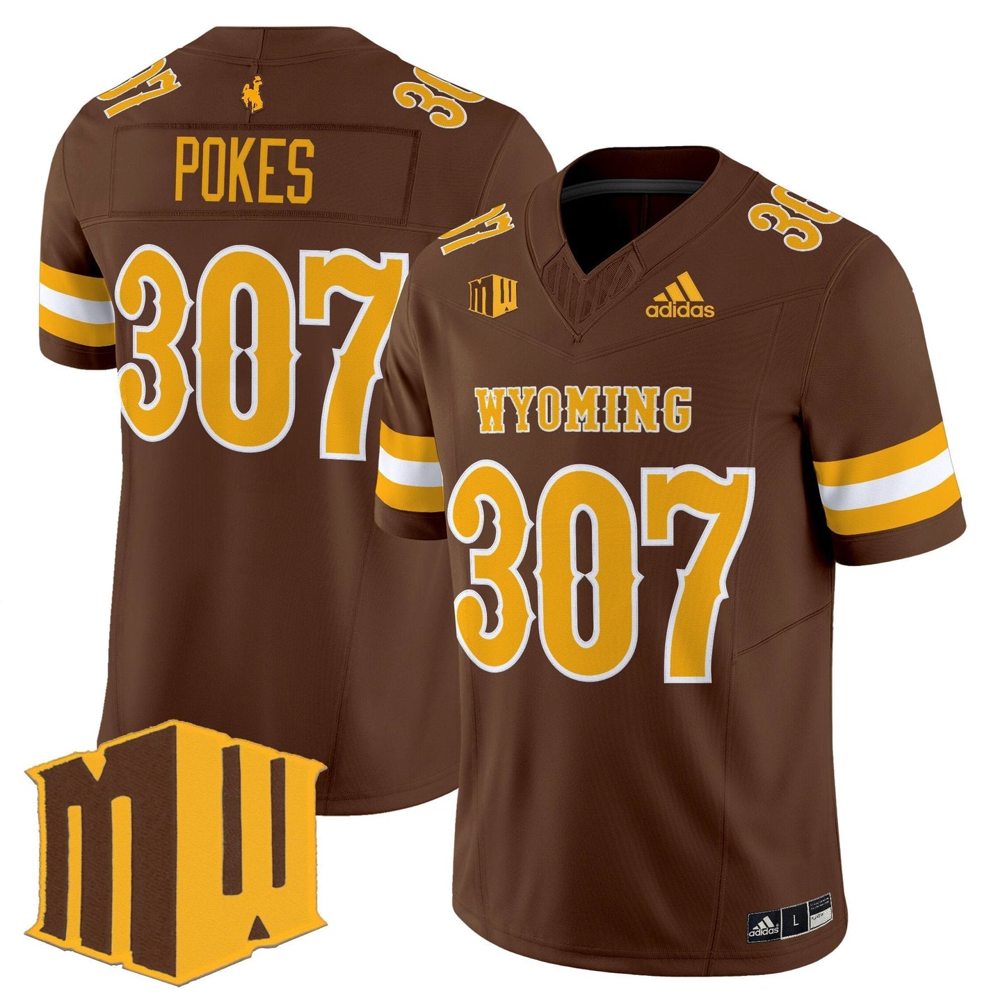 Men's Wyoming Cowboys 2025 Vapor Limited Jersey - All Stitched