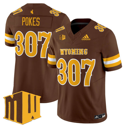 Men's Wyoming Cowboys 2025 Vapor Limited Jersey - All Stitched