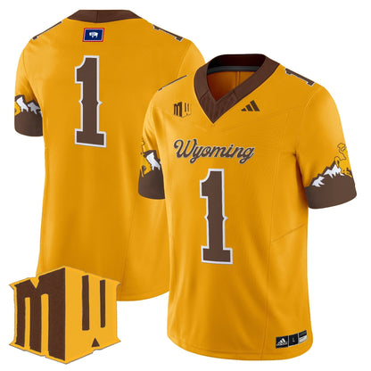 Men's Wyoming Cowboys 2025 Vapor Limited Jersey - All Stitched