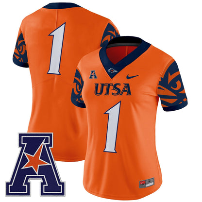 Women's UTSA Roadrunners 2025 Vapor Limited Jersey V2 - All Stitched