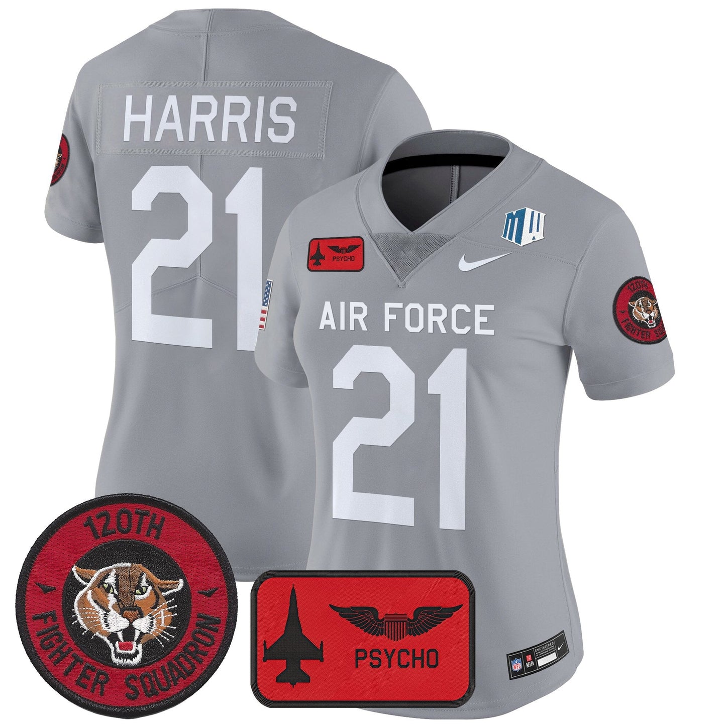 Women's Air Force Falcons 2025 'Air Power Legacy Series' Vapor Limited Jersey - All Stitched