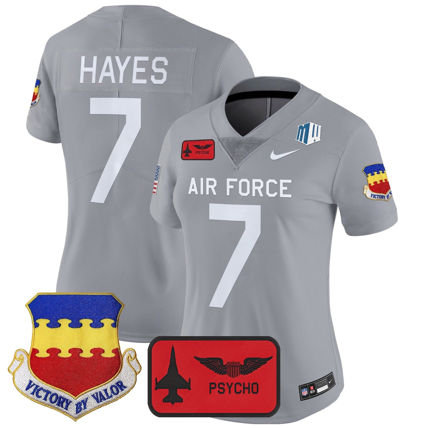 Women's Air Force Falcons 2025 'Air Power Legacy Series' Vapor Limited Jersey - All Stitched