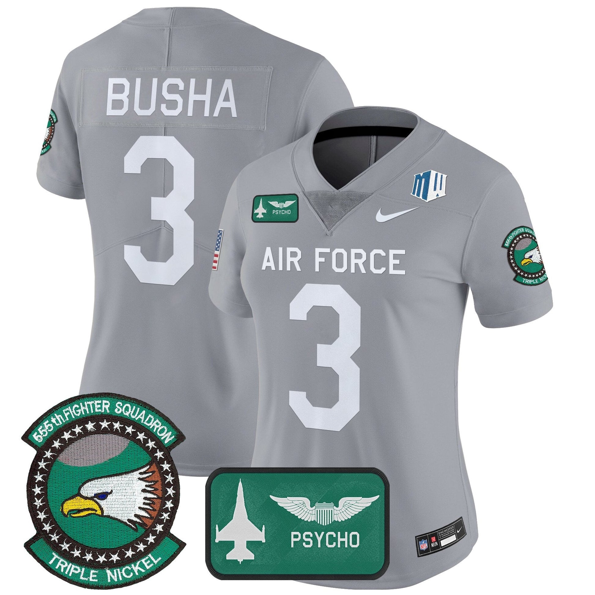 Women's Air Force Falcons 2025 'Air Power Legacy Series' Vapor Limited Jersey - All Stitched