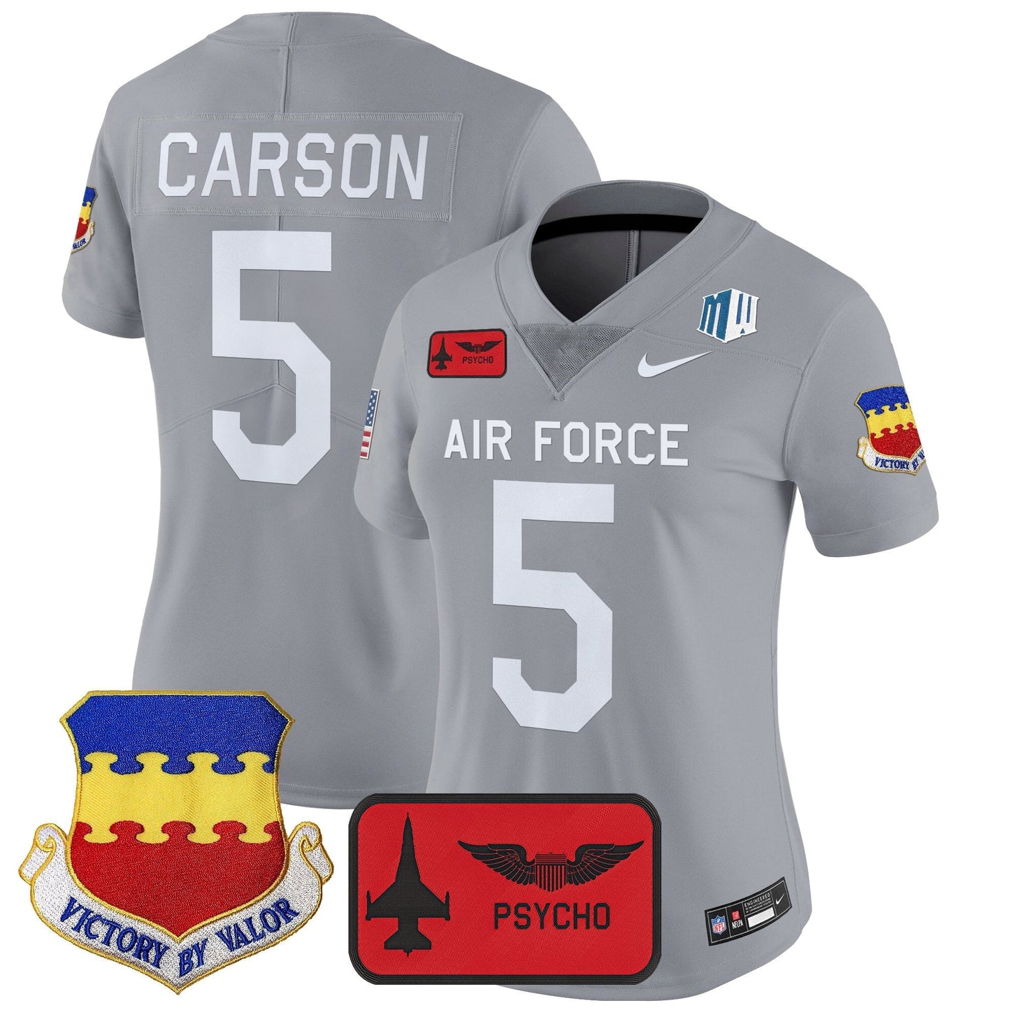 Women's Air Force Falcons 2025 'Air Power Legacy Series' Vapor Limited Jersey - All Stitched