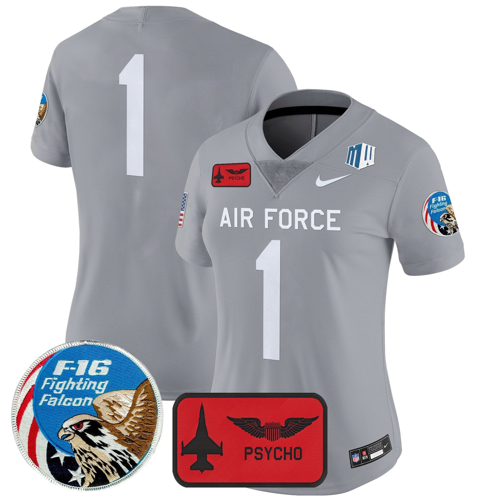 Women's Air Force Falcons 2025 'Air Power Legacy Series' Vapor Limited Jersey - All Stitched