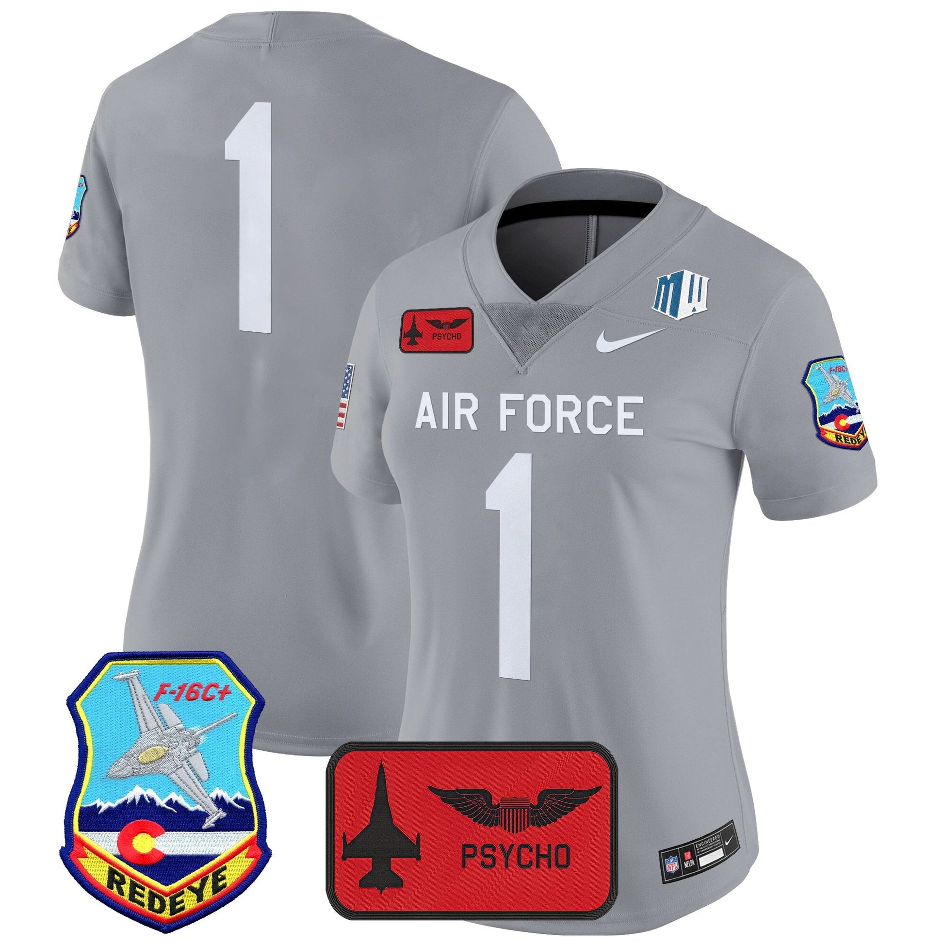 Women's Air Force Falcons 2025 'Air Power Legacy Series' Vapor Limited Jersey - All Stitched
