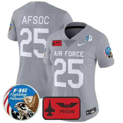 Women's Air Force Falcons 2025 'Air Power Legacy Series' Vapor Limited Jersey - All Stitched