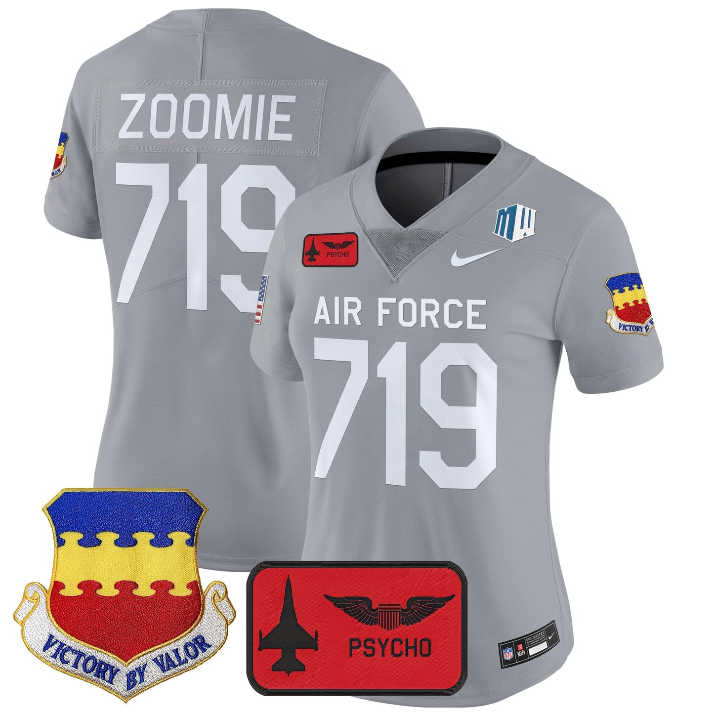 Women's Air Force Falcons 2025 'Air Power Legacy Series' Vapor Limited Jersey - All Stitched