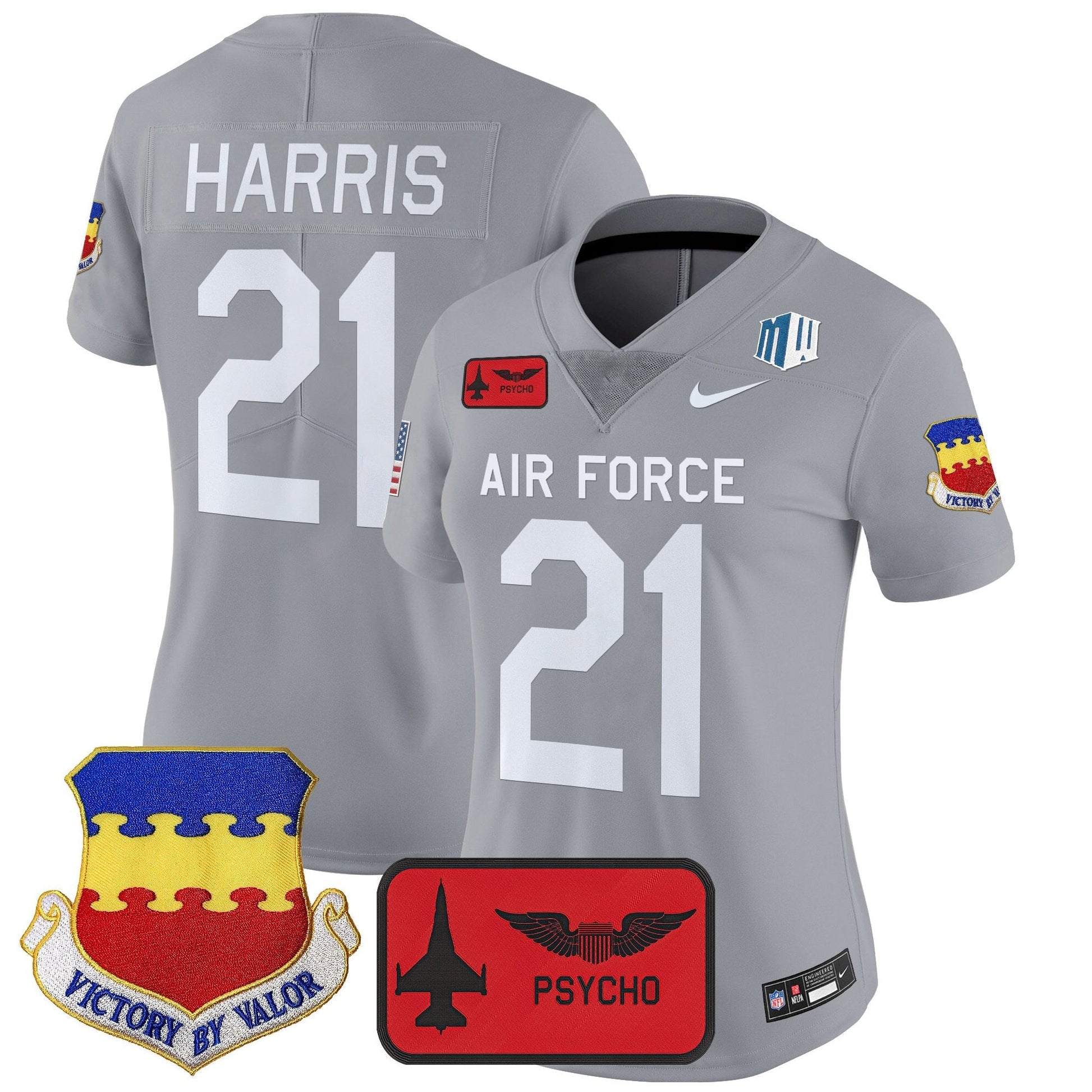 Women's Air Force Falcons 2025 'Air Power Legacy Series' Vapor Limited Jersey - All Stitched