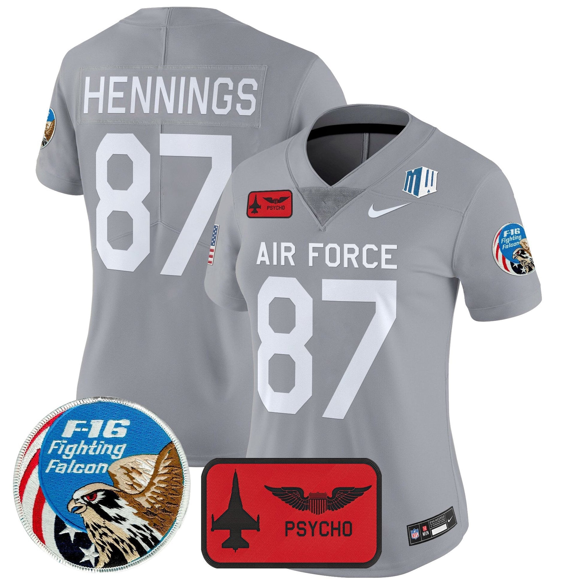 Women's Air Force Falcons 2025 'Air Power Legacy Series' Vapor Limited Jersey - All Stitched
