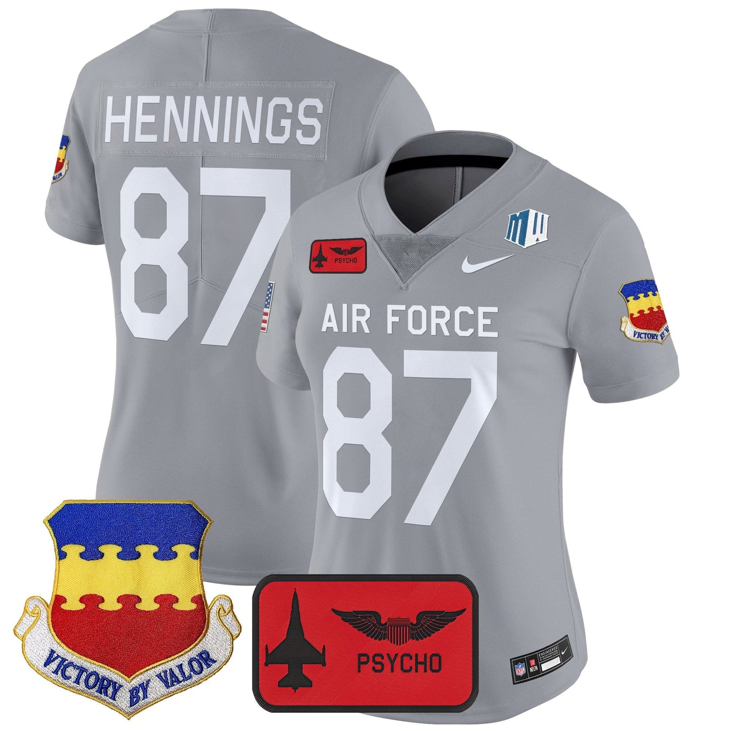 Women's Air Force Falcons 2025 'Air Power Legacy Series' Vapor Limited Jersey - All Stitched