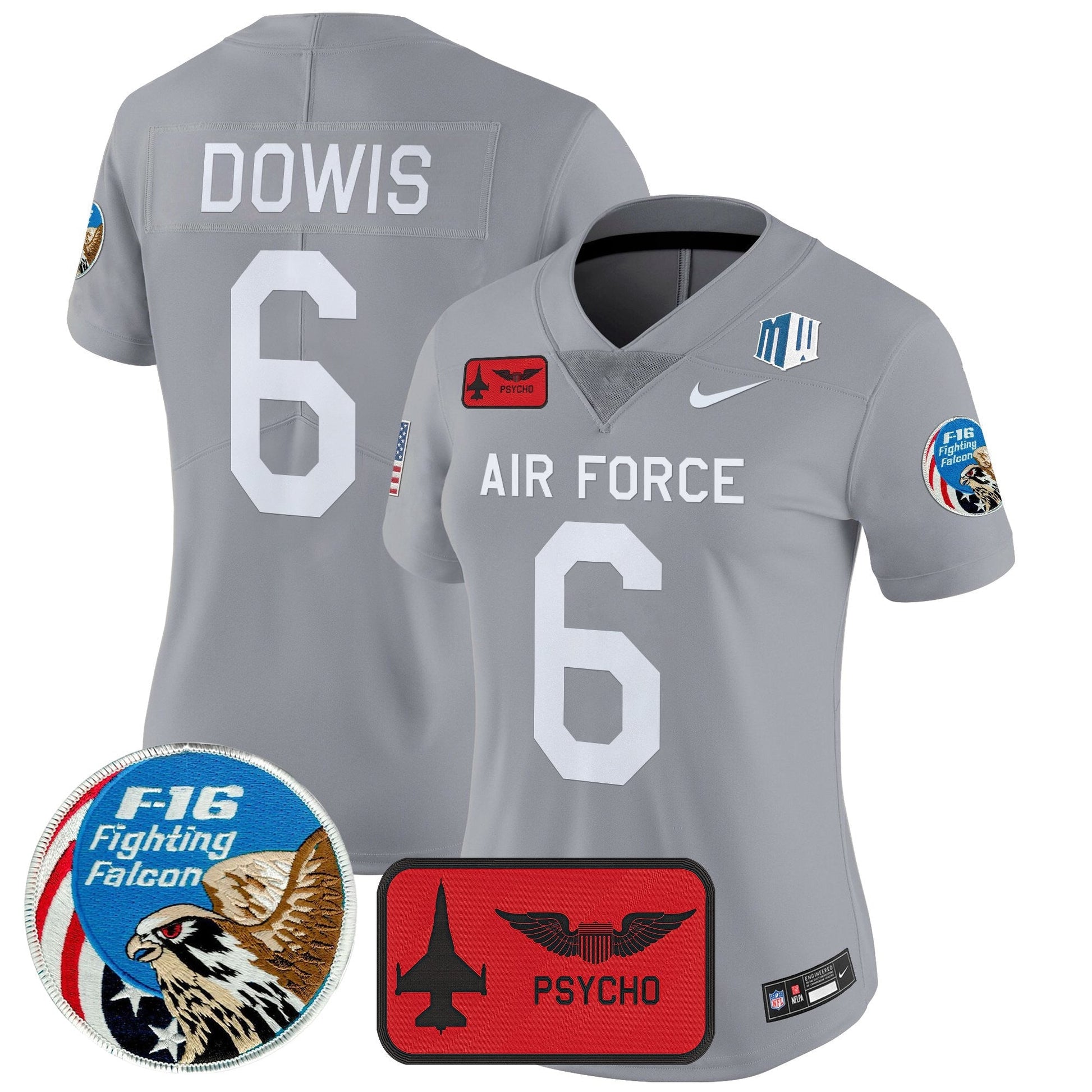 Women's Air Force Falcons 2025 'Air Power Legacy Series' Vapor Limited Jersey - All Stitched