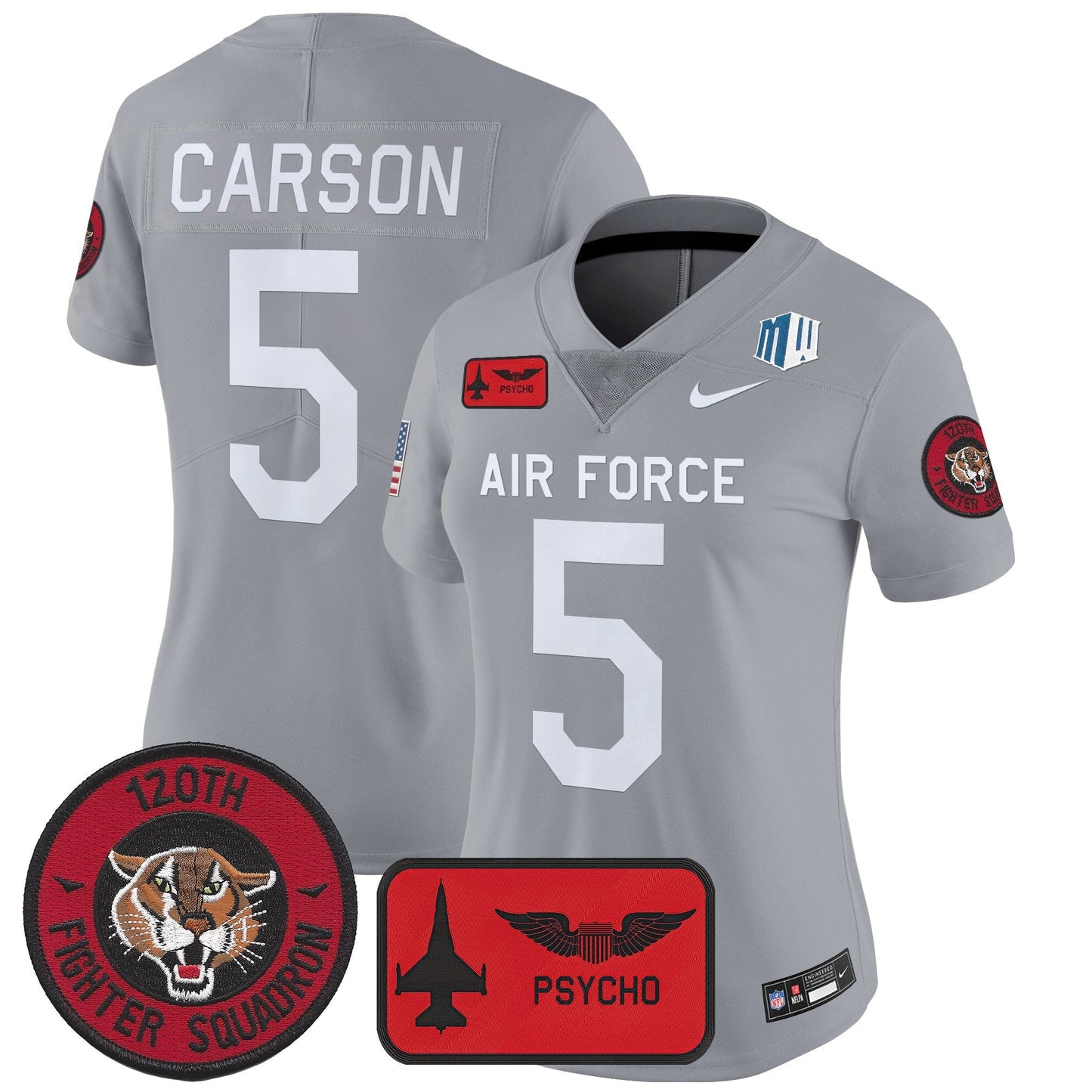 Women's Air Force Falcons 2025 'Air Power Legacy Series' Vapor Limited Jersey - All Stitched