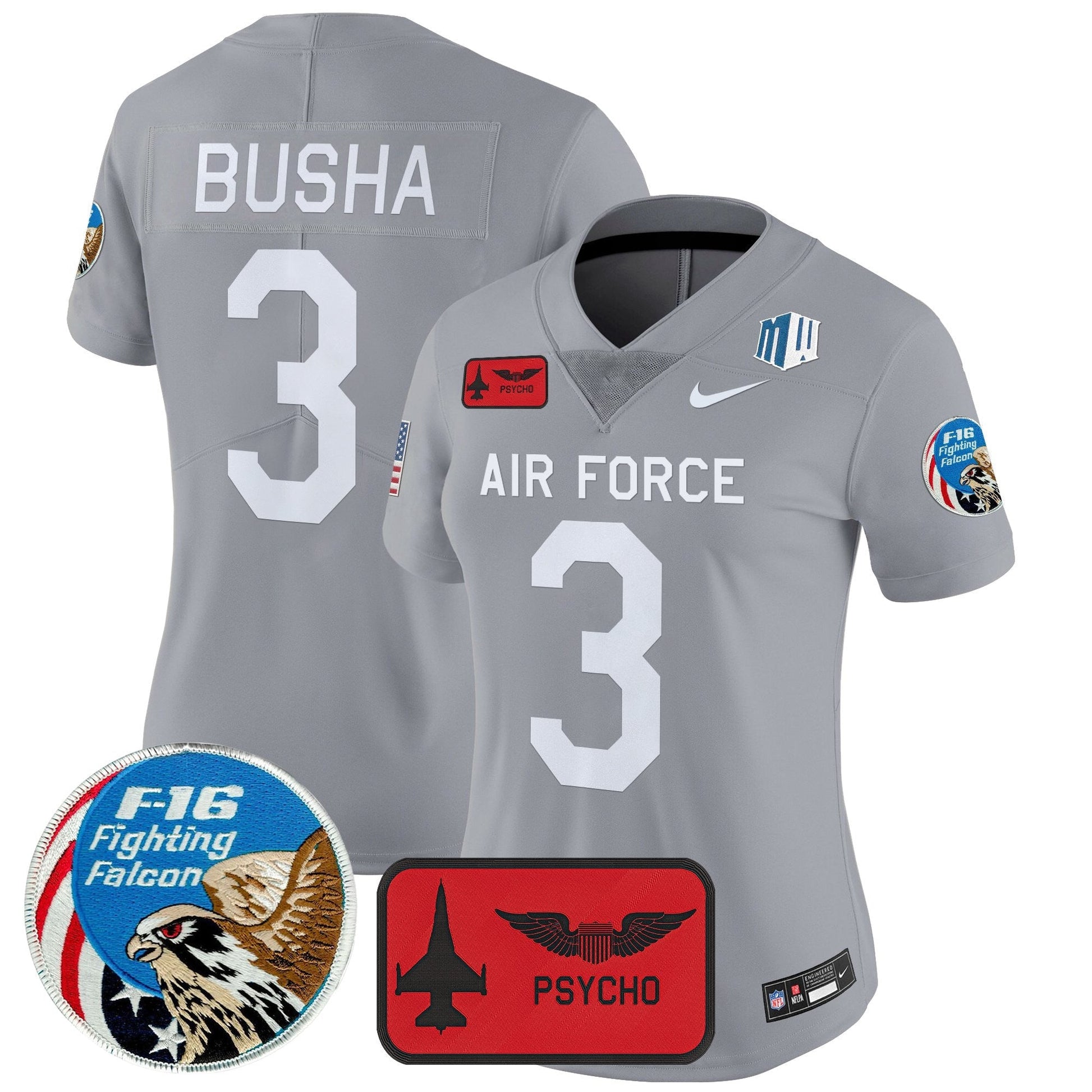 Women's Air Force Falcons 2025 'Air Power Legacy Series' Vapor Limited Jersey - All Stitched