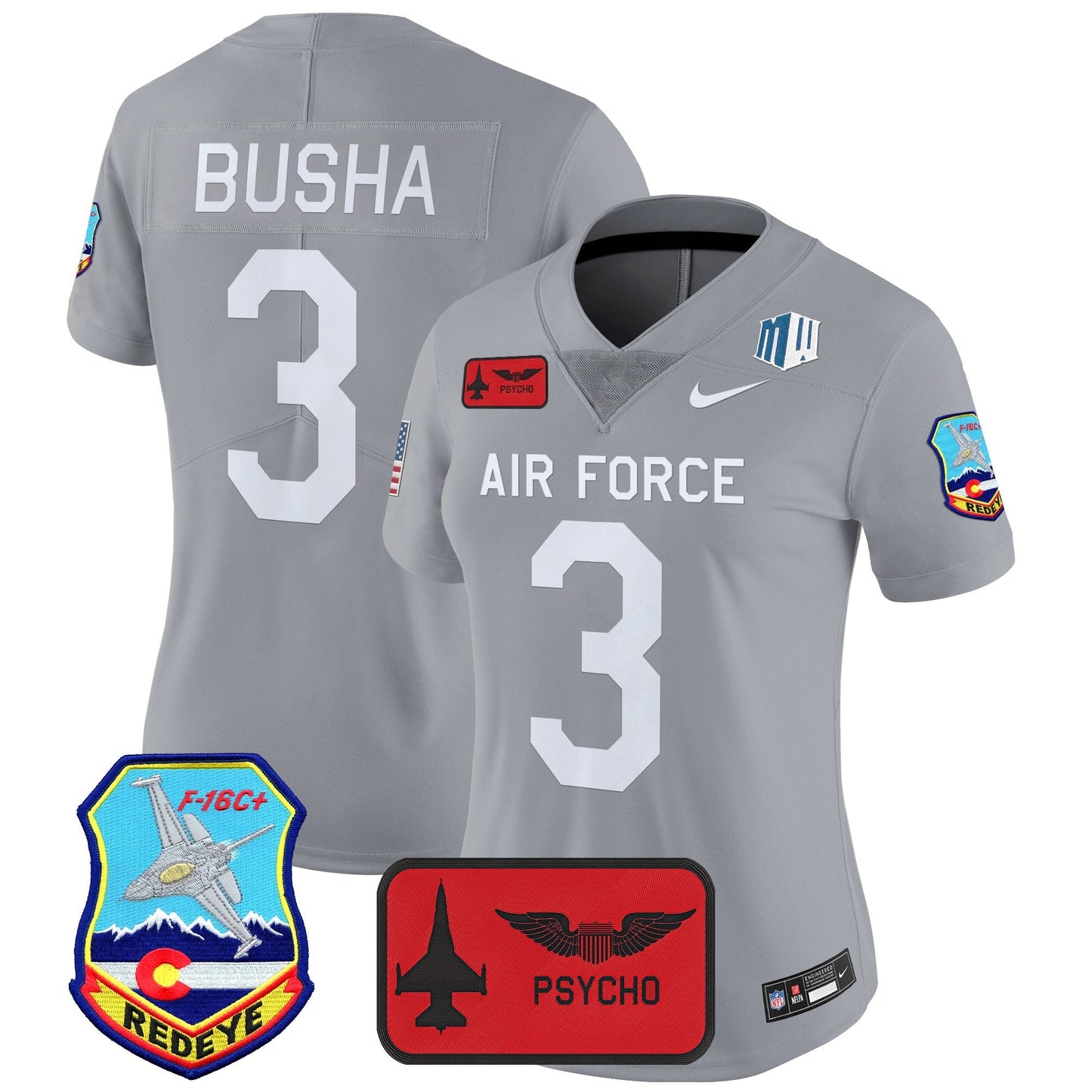 Women's Air Force Falcons 2025 'Air Power Legacy Series' Vapor Limited Jersey - All Stitched