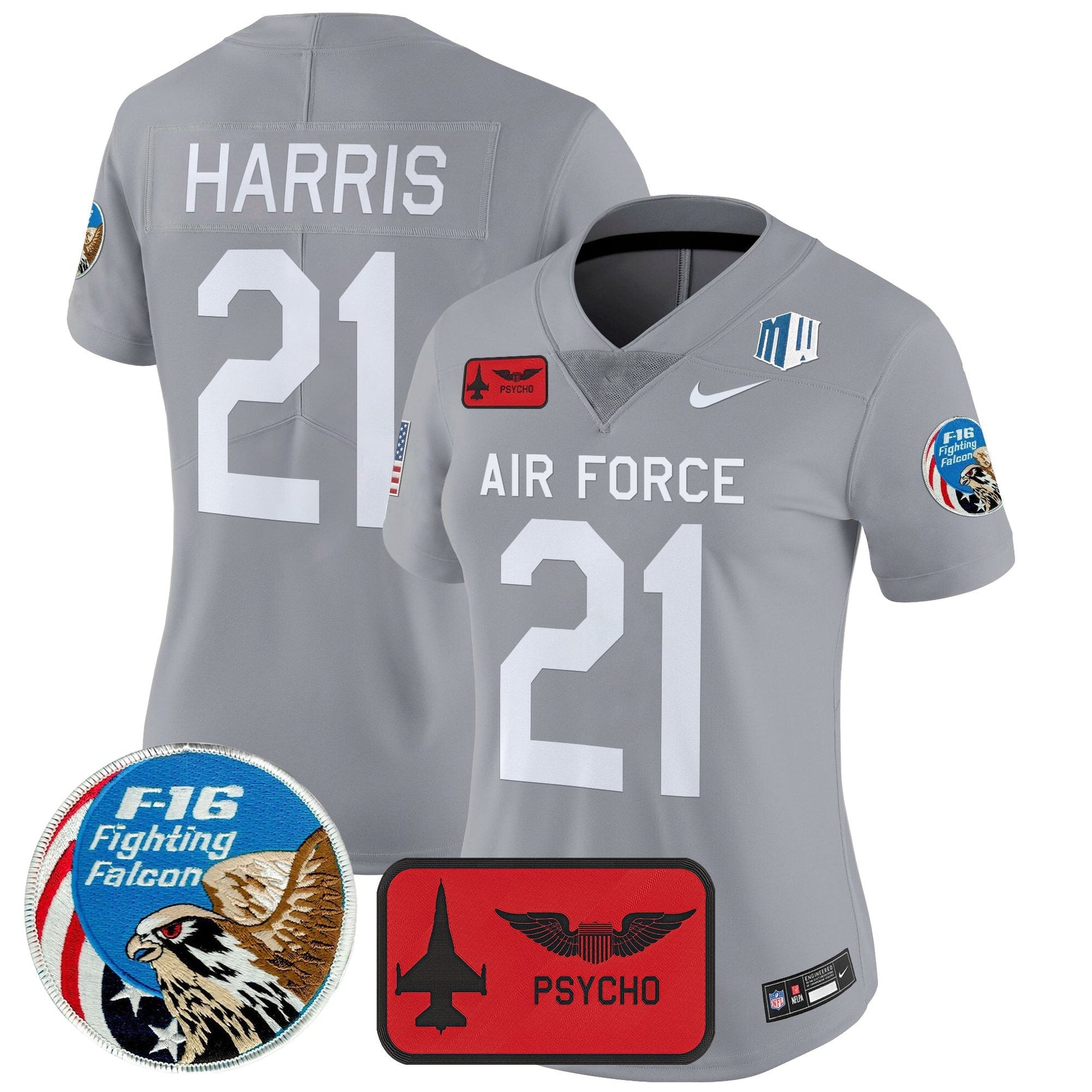 Women's Air Force Falcons 2025 'Air Power Legacy Series' Vapor Limited Jersey - All Stitched