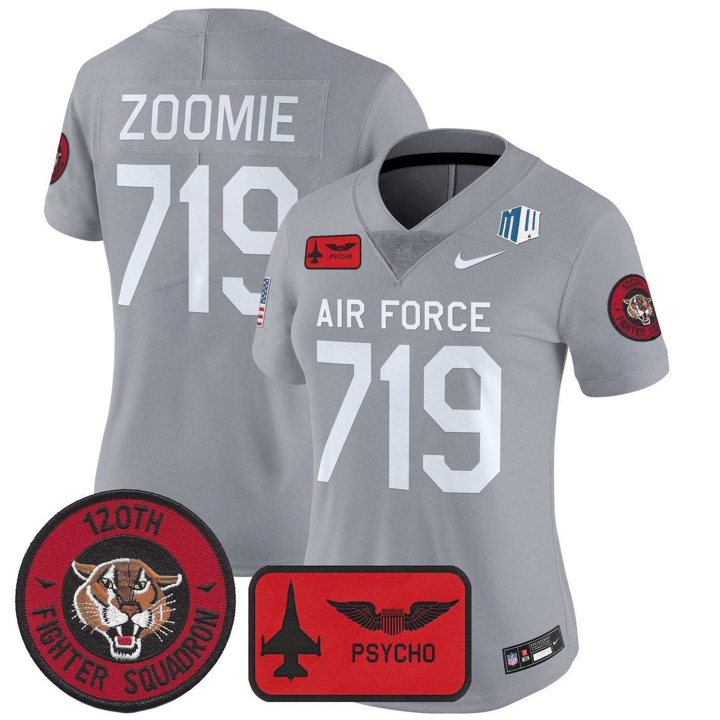 Women's Air Force Falcons 2025 'Air Power Legacy Series' Vapor Limited Jersey - All Stitched