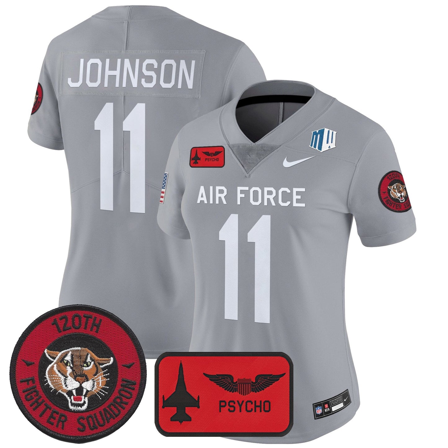Women's Air Force Falcons 2025 'Air Power Legacy Series' Vapor Limited Jersey - All Stitched