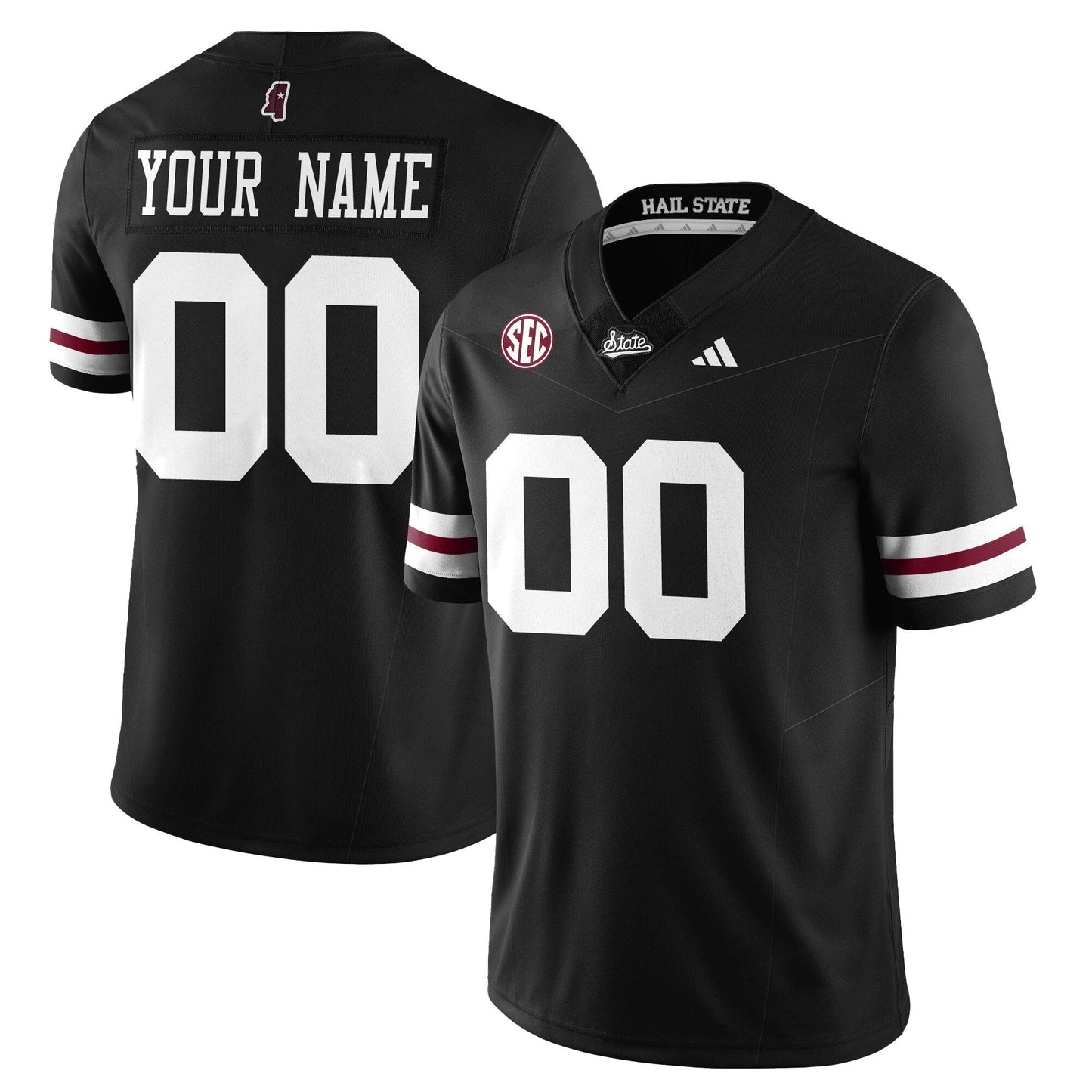 Men's Mississippi State Football "Darkness" Limited Jersey - All Stitched