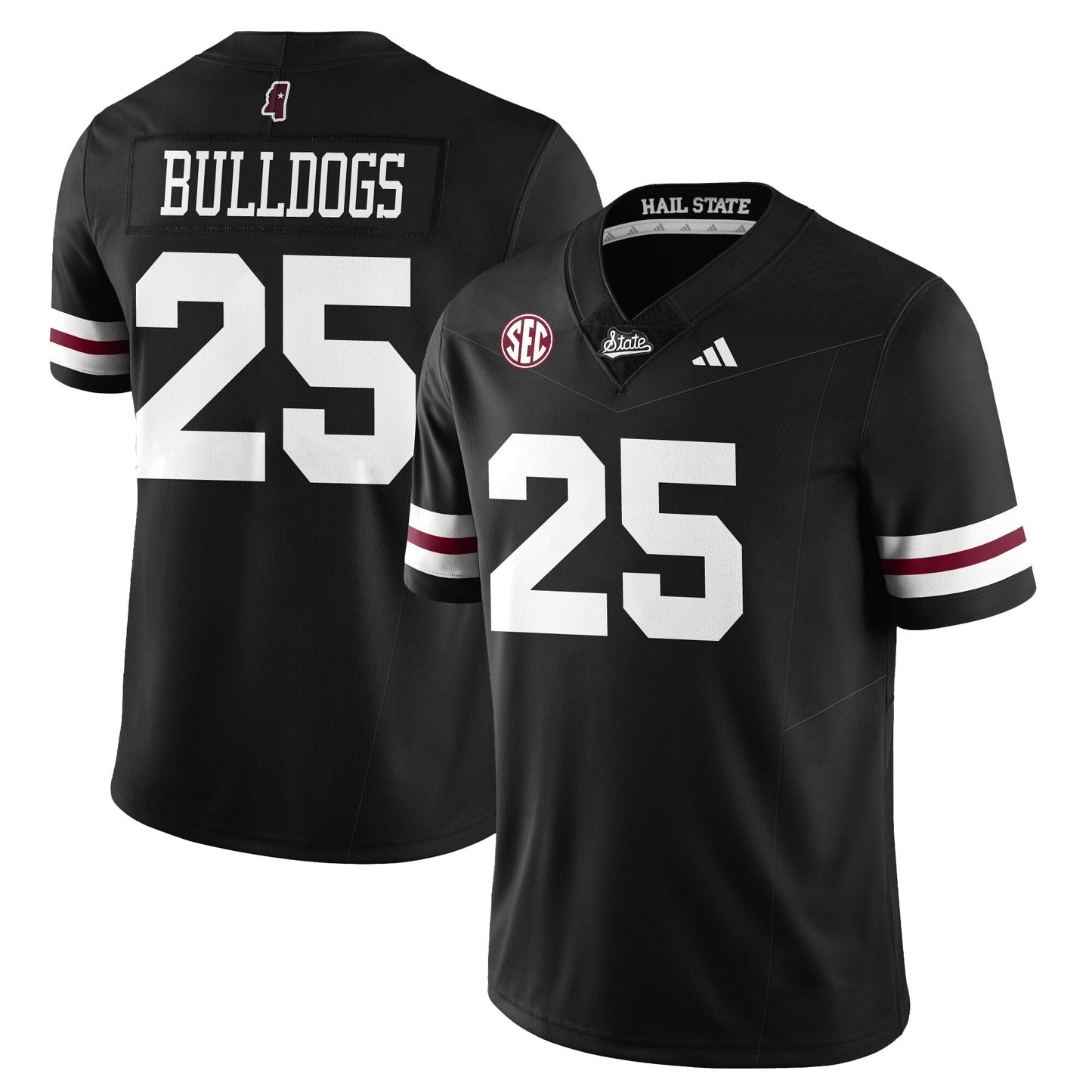 Men's Mississippi State Football "Darkness" Limited Jersey - All Stitched