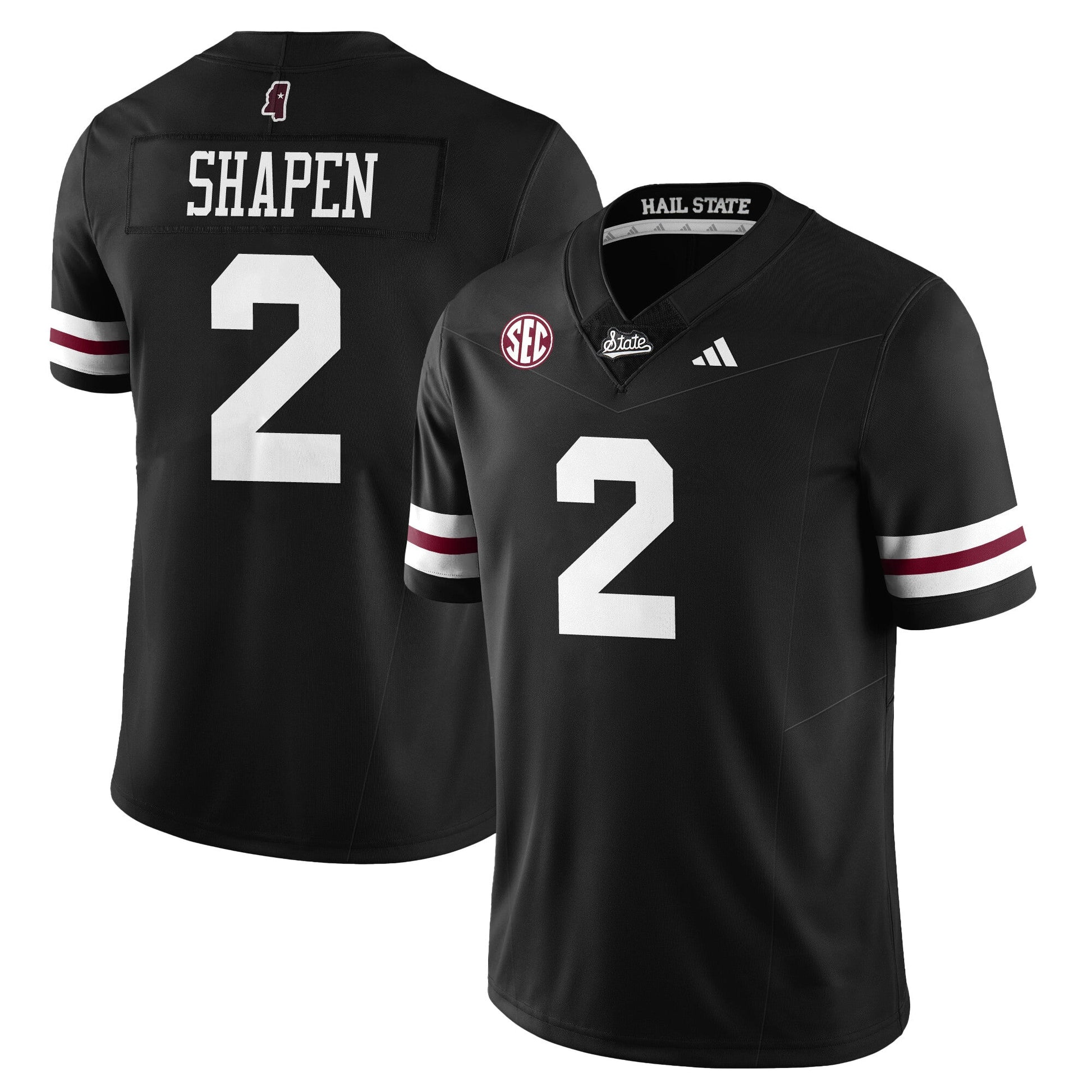 Men's Mississippi State Football "Darkness" Limited Jersey - All Stitched