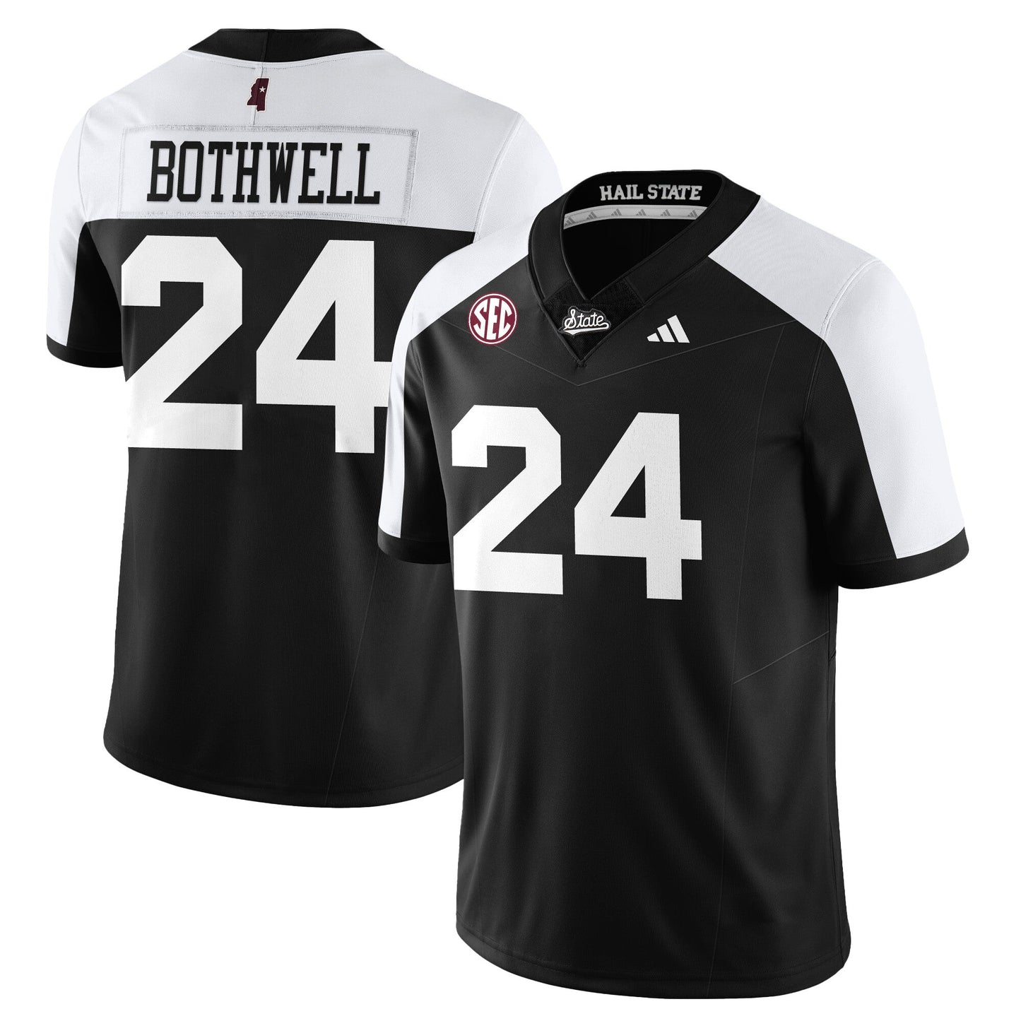Men's Mississippi State Football "Darkness" Limited Jersey - All Stitched