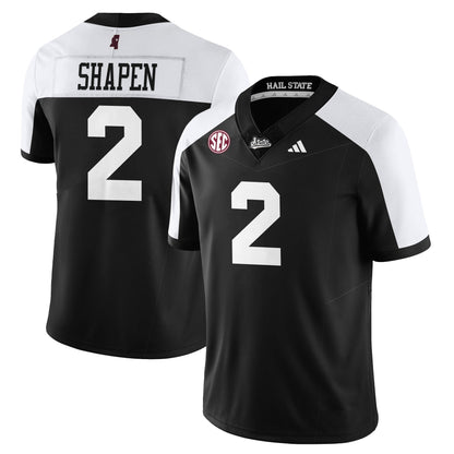 Men's Mississippi State Football "Darkness" Limited Jersey - All Stitched