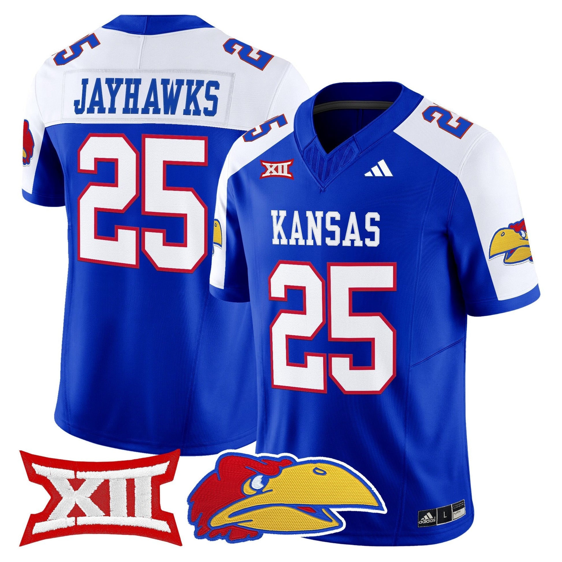 Men's Kansas Jayhawks 2025 Vapor Limited Jersey - All Stitched