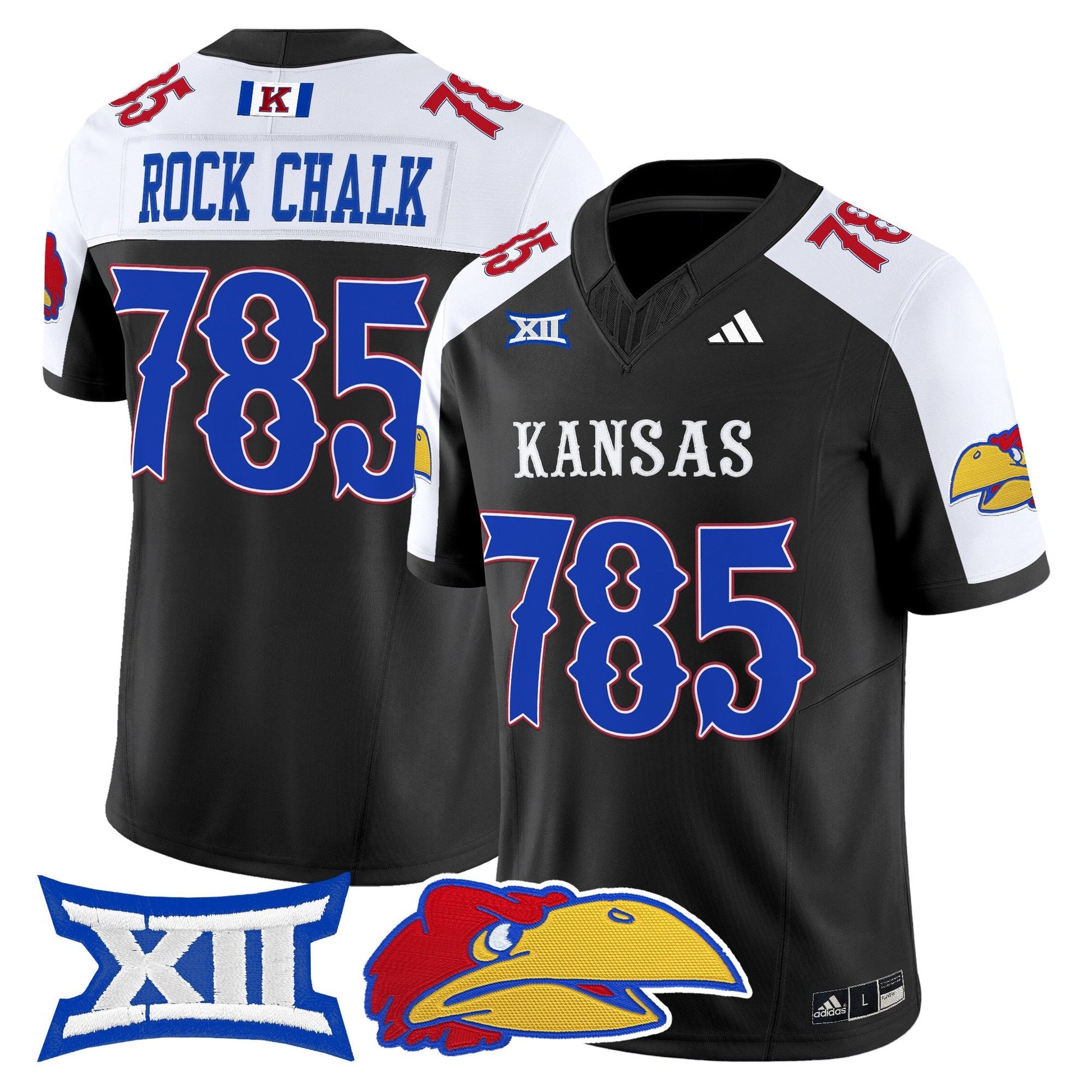 Men's Kansas Jayhawks 2025 Vapor Limited Jersey - All Stitched